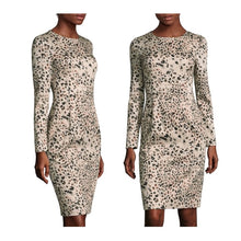 Load image into Gallery viewer, Black Halo Leopard Print Dress

