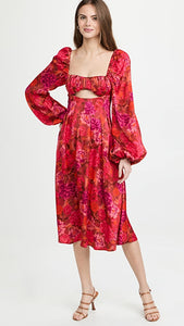 For Love & Lemons Nikki Midi Dress