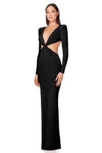 NOOKIE JEWEL GOWN - BLACK