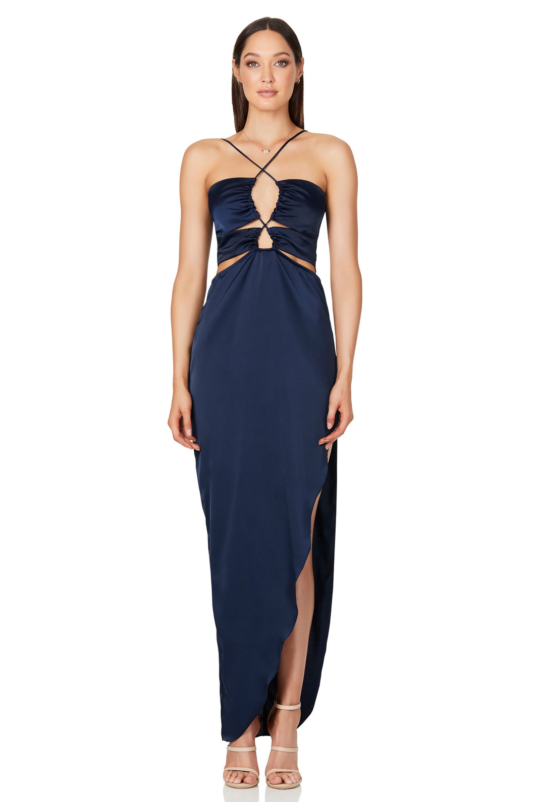 NOOKIE MELODY GOWN- NAVY