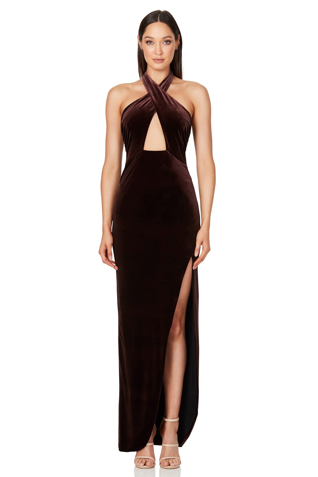 NOOKIE ESSENCE GOWN- CHOCOLATE Essence Clothing NOOKIE ESSENCE GOWN- CHOCOLATE Essence Clothing
